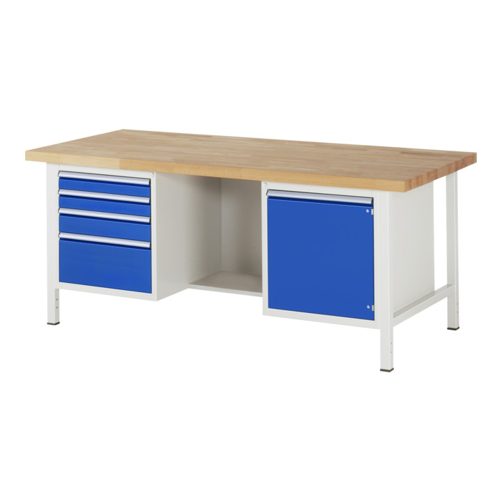 Établi Rau modèle 8553, L 2000 x P 900 x H 840mm