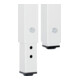 Etabli réglable en hauteur STIER Premium avec 2 tiroirs et 2 portes battantes, lxPxH 2 000x700x840-1 040 mm, RAL 7035 / RAL 5012-2