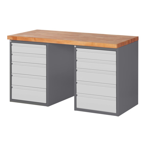 Etabli STIER Premium avec 10 tiroirs, lxPxH 1 500x700x890 mm