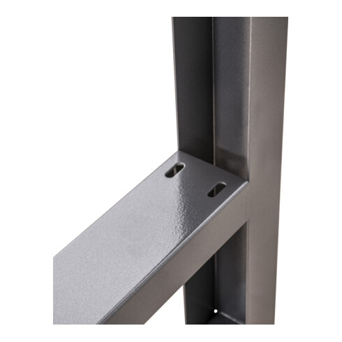 Etabli STIER Premium avec 5 tiroirs, lxPxH 1 500x700x890 mm, anthracite métallisé / RAL 5010