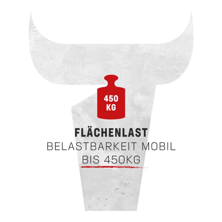 Etabli STIER Premium avec châssis roulant abaissable et 9 tiroirs, lxPxH 2 000x700x880 mm