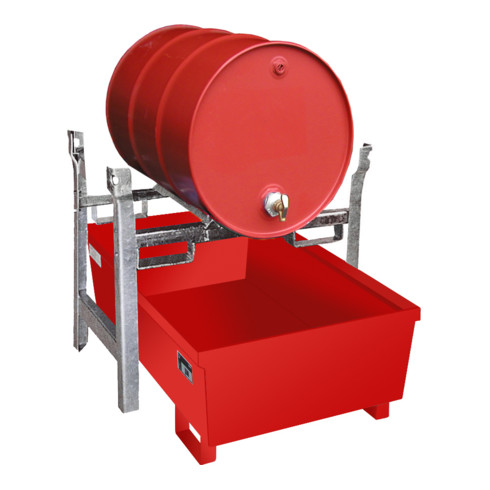 Étagère à barils Bauer Südlohn FRA-1, laquée, gris souris