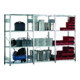 Étagère à emboîter H2000xl1000xP400mm étagère de base galvanisée 2 cadre, 4 tabl-1