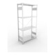 Étagère à emboîter H2000xl1000xP400mm étagère de base galvanisée 2 cadre, 4 tabl