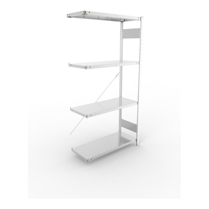 Étagère à emboîter H2000xl1000xP400mm étagère d'extension galvanisée