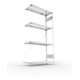 Étagère à emboîter H2000xl1000xP400mm étagère d'extension galvanisée
