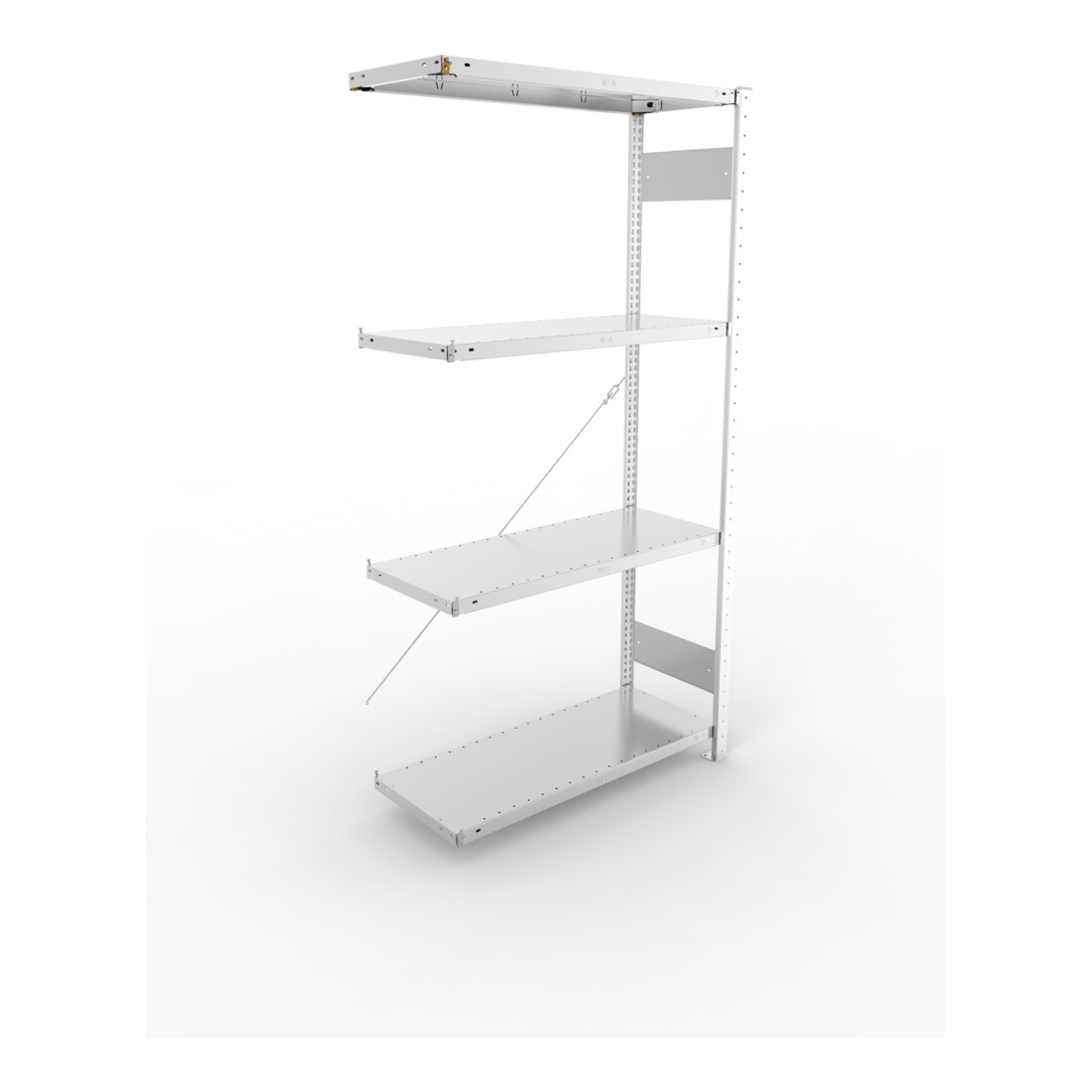 Étagère à emboîter H2000xl1000xP400mm étagère d'extension galvanisée