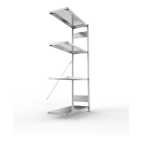 Étagère à emboîter H2000xl1000xP400mm étagère d'extension galvanisée