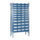 Rayonnage sans vis H2000xW1000 Rayonnage supplémentaire 12 étagères en acier avec 16 grandes et 32 moyennes baies-1