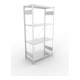 Étagère à emboîter H2000xl1000xP500mm étagère de base galvanisée 2 cadre, 4 tabl