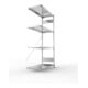 Étagère à emboîter H2000xl1000xP500mm étagère d'extension galvanisée 1 cadre, 4