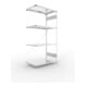 Étagère à emboîter H2000xl1000xP600mm étagère d'extension galvanisée 1 cadre, 4