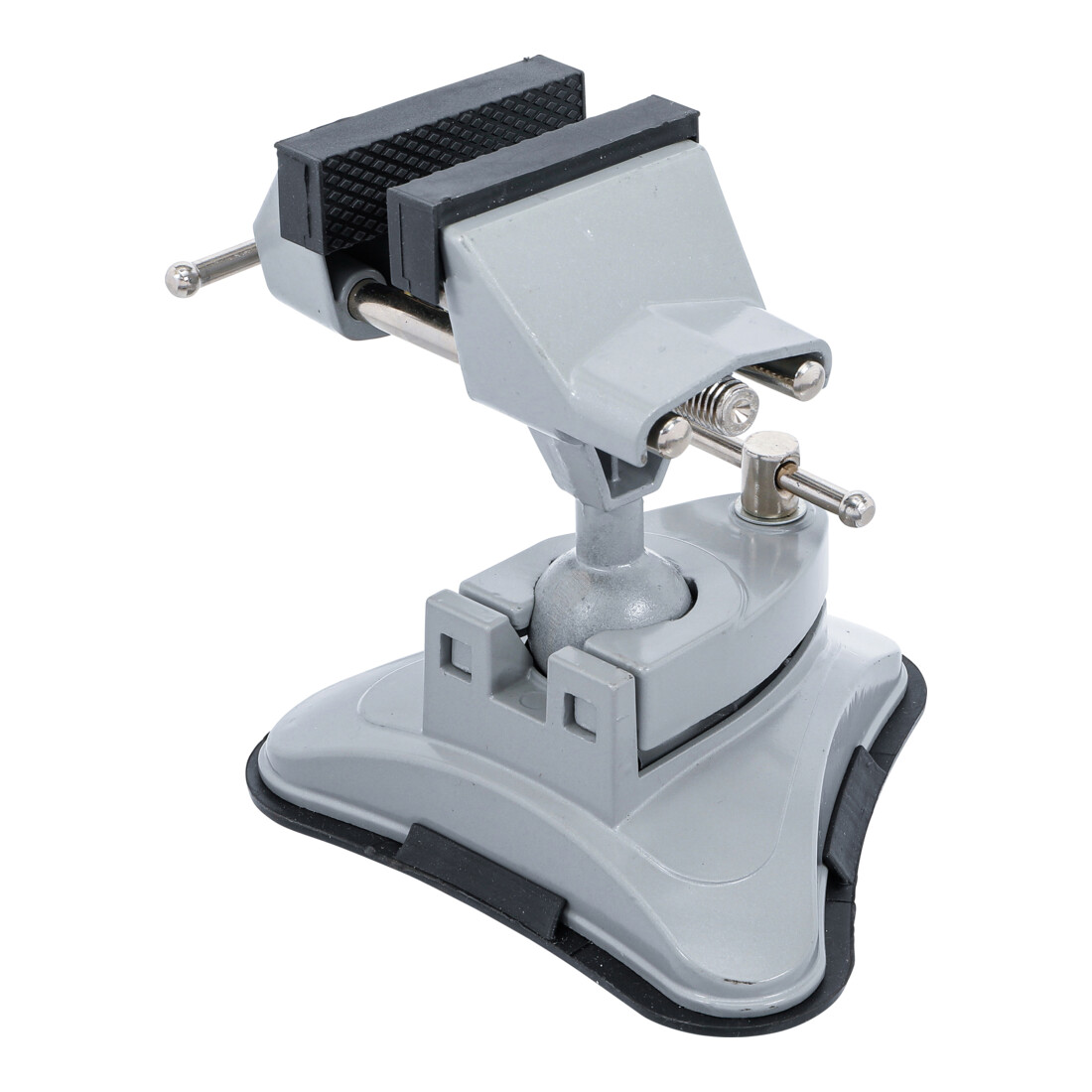 Étau de table pivotable BGS Do it yourself, mâchoires de 70 mm avec pied à ventouse