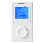 Etherma Funk-Raumthermostat mit Uhr, LCD-Anzeige ET-14A-3