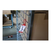 Etiquette de marchandise Eichner PP verte avec code neutre-4