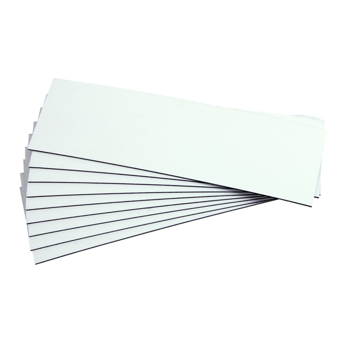 Etiquette magnétique Eichner 0,85 mm Couleur : blanc 20 x 60 mm