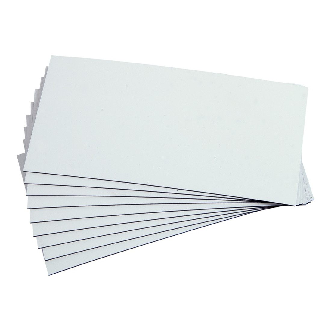 Etiquette magnétique Eichner 0,85 mm Couleur : blanc 50 mm