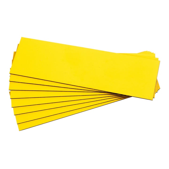 Etiquette magnétique Eichner 0,85 mm Couleur : jaune 10 mm