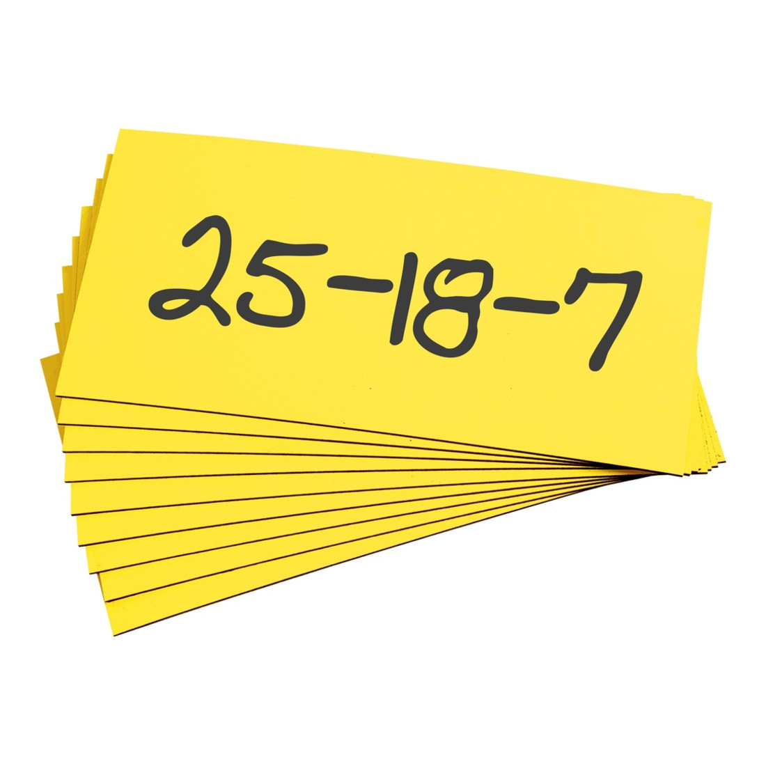 Etiquette magnétique Eichner 0,85 mm Couleur : jaune 50 x 100 mm