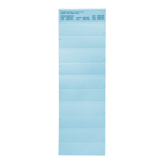 Etiquettes d'identification Eichner bleu 6,8 x 24,5 cm