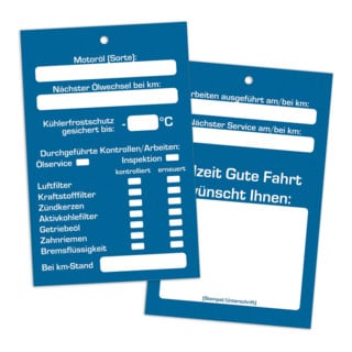 Etiquettes d'inspection Eichner