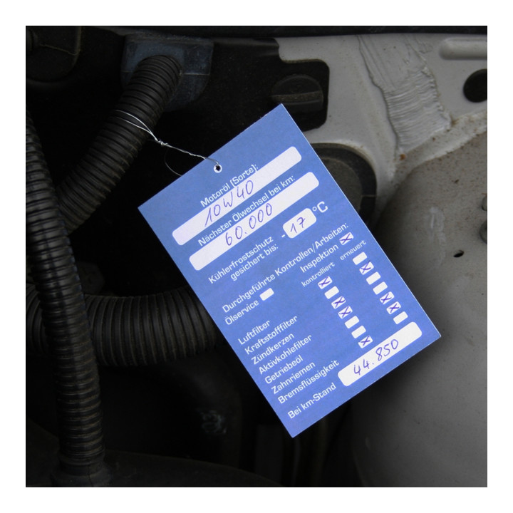 Etiquettes d'inspection Eichner
