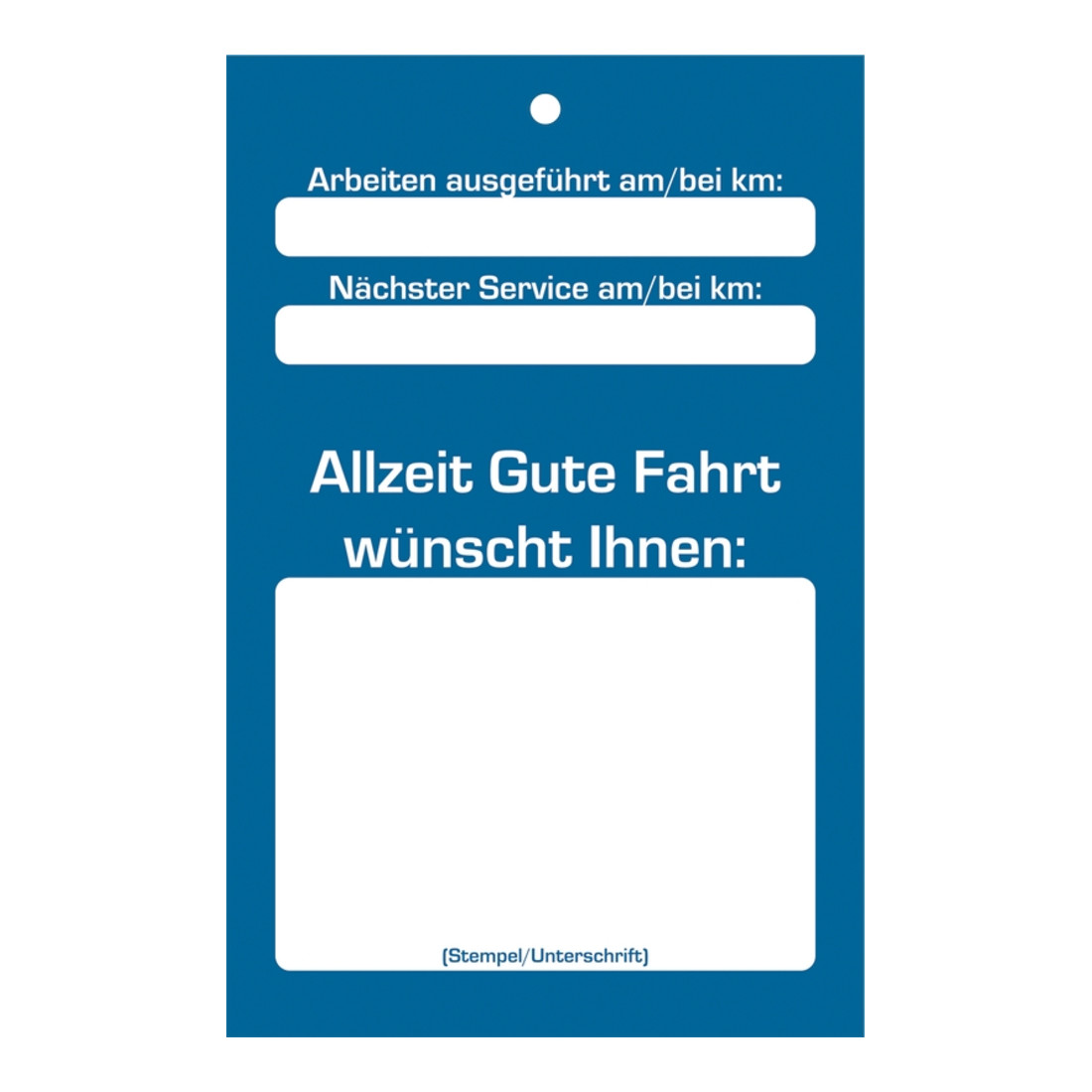 Etiquettes d'inspection Eichner