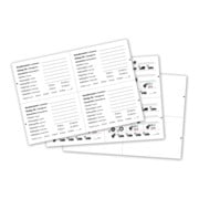 Etiquettes Eichner pour étiquettes roues-pneus A6, non imprimé-3
