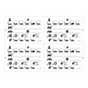 Etiquettes Eichner pour étiquettes roues-pneus A6, non imprimé-4