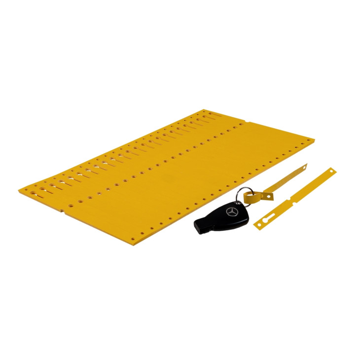 Étiquettes en boucle Eichner en Tyvek jaune
