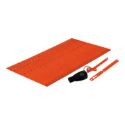Étiquettes en boucle Eichner en Tyvek Orange-4