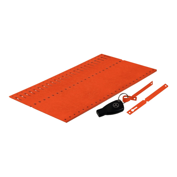 Étiquettes en boucle Eichner en Tyvek Orange