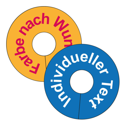 Etiquettes en PVC Eichner GEPRÜFT, fond vert, rond