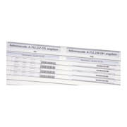 Etiquettes transparentes Eichner pour tableaux de planification de documents-3