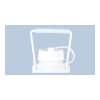 Etrier de transport Hünersdorff pour ballon 5+10+25l blanc, type 50/405 en métal avec tube PE