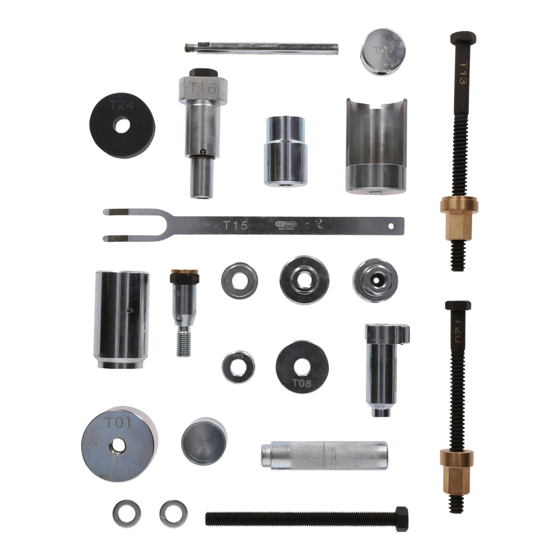 Étui de réparation d'étriers de frein KS Tools, 24 pcs.