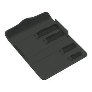 Etui en textile Wera 9466 pour 6004 Joker VDE 4, vide, 250 x 110 x 40 mm