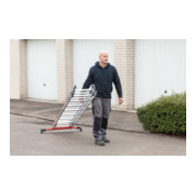 Euroline Alu-Mehrzweckleiter 3-teilig rollbar Nr. 30778-3