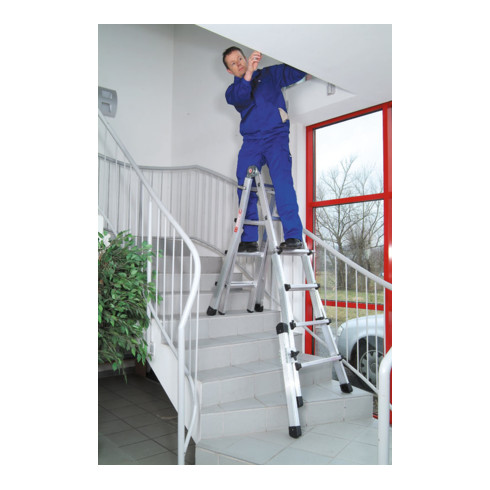 Euroline Alu-Vario-Klappleiter Nr. 31601 4 x 6