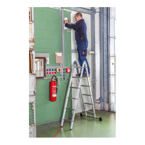 Euroline Alu-Vario-Klappleiter Nr. 31701