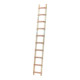 Euroline Holz-Dachdeckerauflegeleiter Nr. 11101 1 x 14 Sprossen