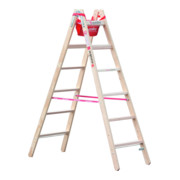 Euroline Holz-Sprossenstehleiter Comfort