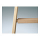 Euroline Holz-Sprossenstehleiter Nr. 10504 2 x 5 Comfort-Breitsprossen