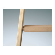 Euroline Holz-Sprossenstehleiter Nr. 10504 2 x 5 Comfort-Breitsprossen-5