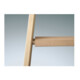 Euroline Holz-Sprossenstehleiter Nr. 10504 2 x 6 Comfort-Breitsprossen