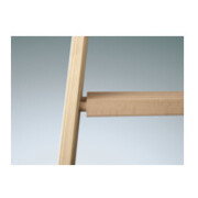 Euroline Holz-Sprossenstehleiter Nr. 10504 2 x 6 Comfort-Breitsprossen-5