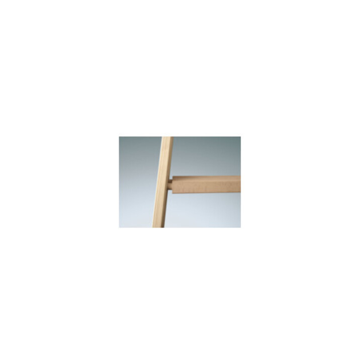 Euroline Holz-Sprossenstehleiter Nr. 10504 2 x 6 Comfort-Breitsprossen