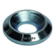 Eurotec Rosace Rondelle fraisée bleue, diamètre 8,0