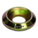 Eurotec Rosace Rondelle fraisée jaune, diamètre 6,0-1