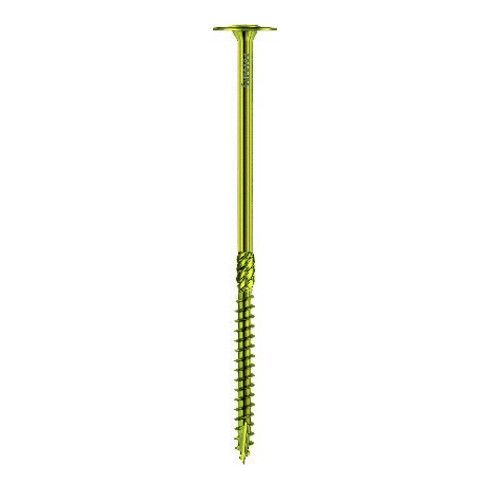 Eurotec Vis à bois Paneltwistec tête disque jaune 8x220mm T40
